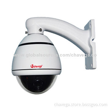 Factory Supply Mini 480TVL 10x Outdoor, High-speed Onvif Cloud Live View Dome Camera